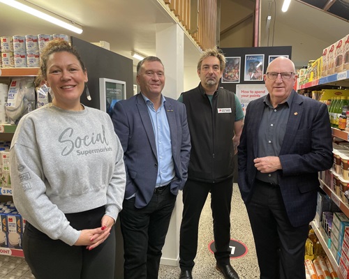 Opening of Palmerston North Social Supermarket