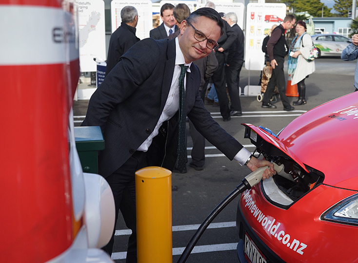 Hon Dr James Shaw at New World Levin 