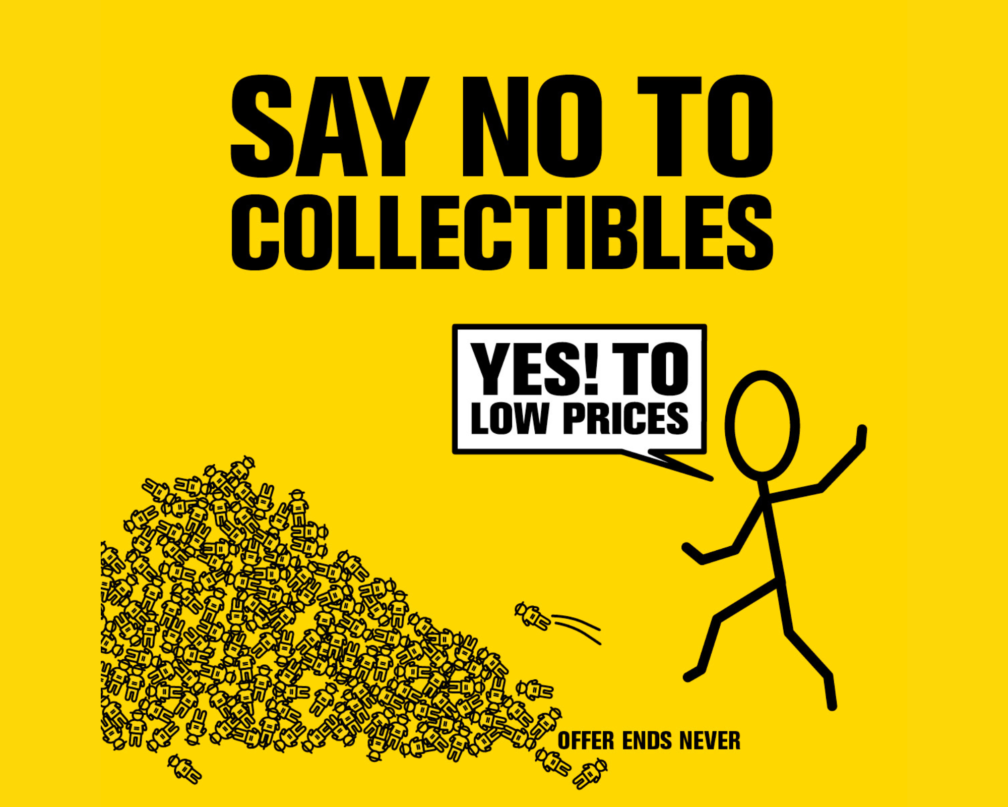 PAK'nSAVE says no to collectibles and yes to low prices