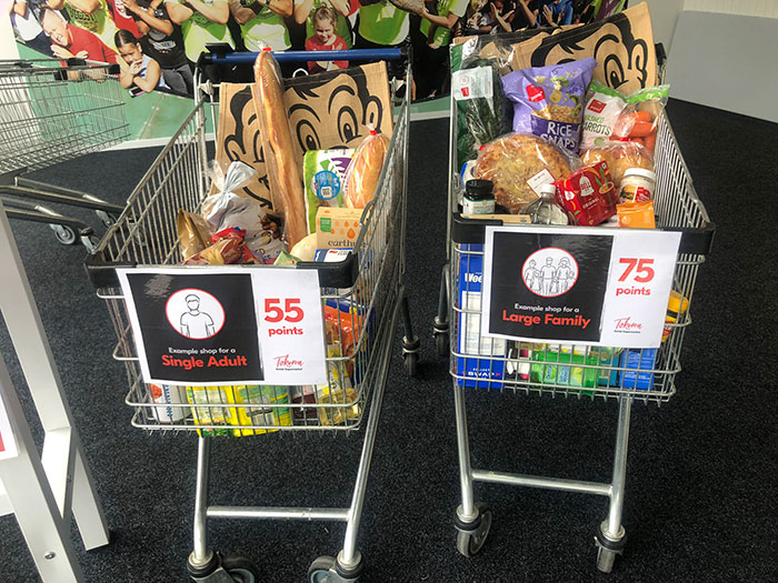 Tokoroa social supermarket trolleys