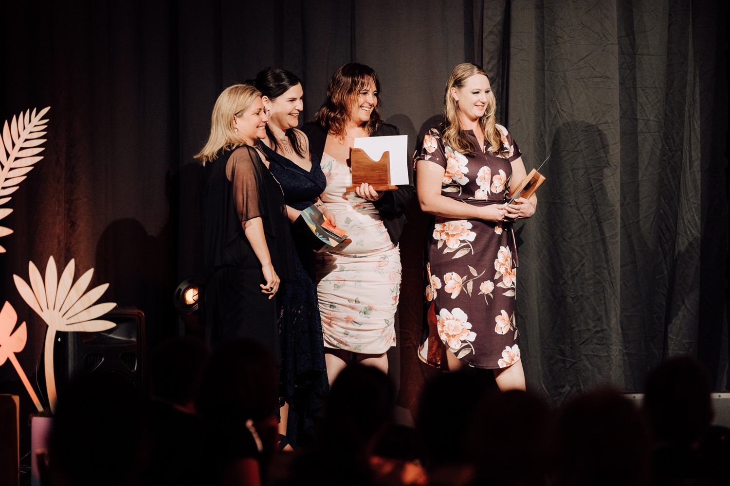 From left: Cindy Chaimowitz, General Manager Wholesale and Customer Services, Foodstuffs North Island.  Wendy Self – Bakery Manager, PAK’nSAVE Hawera 1st winner Baker of the Year.   Erin Potter - Bakery 2IC New World Dannevirke, 2nd winner Baker of the Year Angela Elliot, Bakery Supervisor, PAK’nSAVE Mill Street 3rd winner of Baker of the Year.